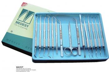 Set 15 nástrojů pro parodontii ME644/set